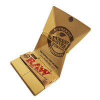 RAW - 1 1/4 ROLLING PAPERS + TIPS AND TRAY