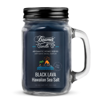 BEAMER CANDLES - BLACK LAVA HAWAIIAN SEA SALT