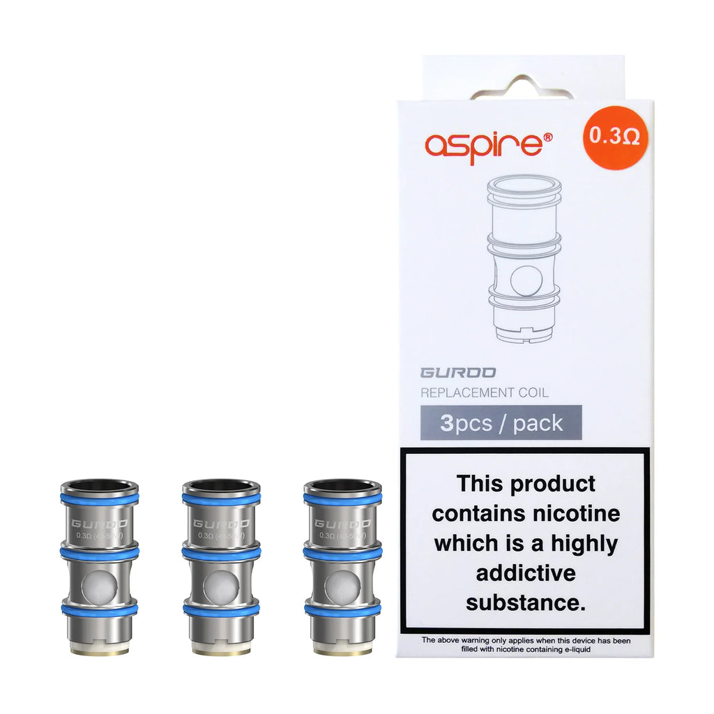 ASPIRE GUROO COILS - 3 PCS