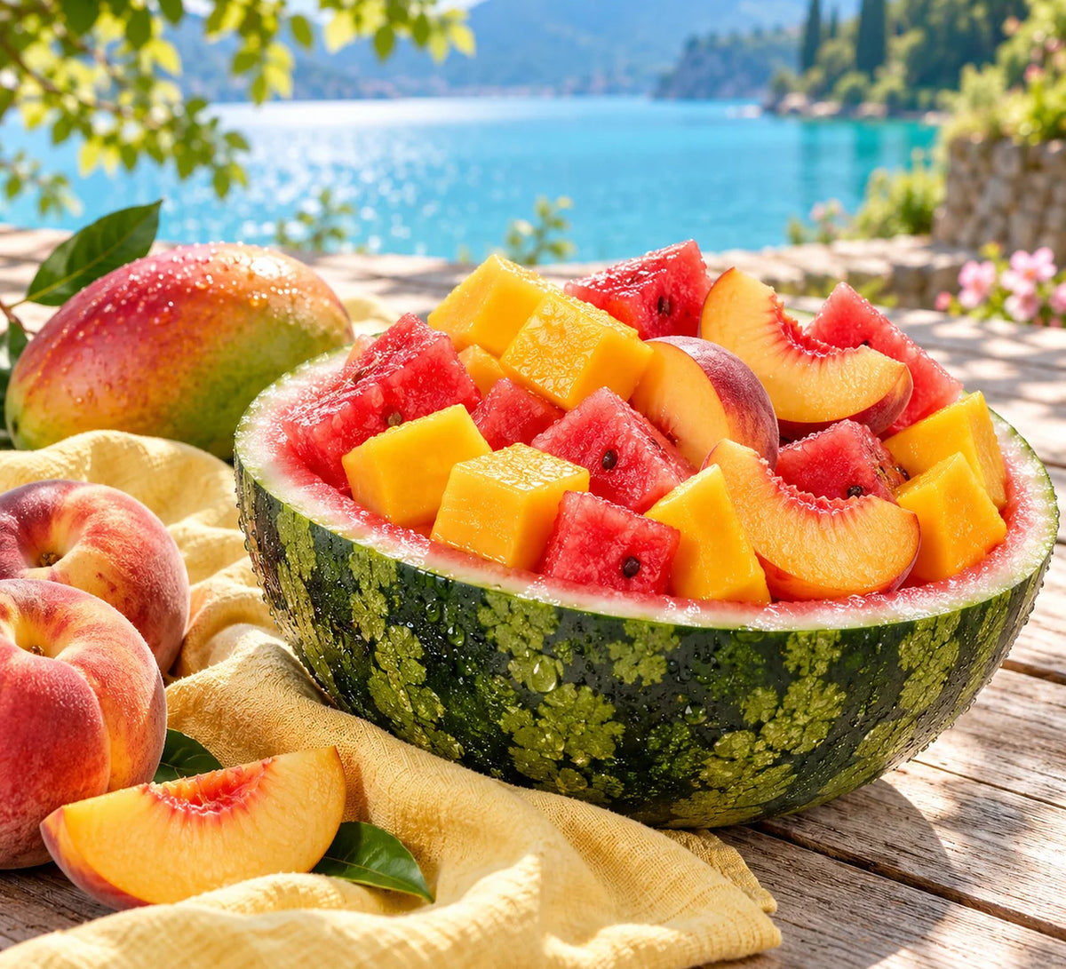 HQD - PEACH MANGO WATERMELON ICE