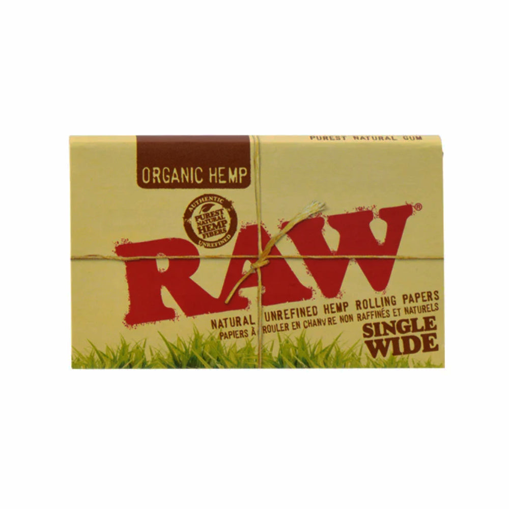 RAW - SINGLE WIDE ORGANIC ROLLING PAPERS