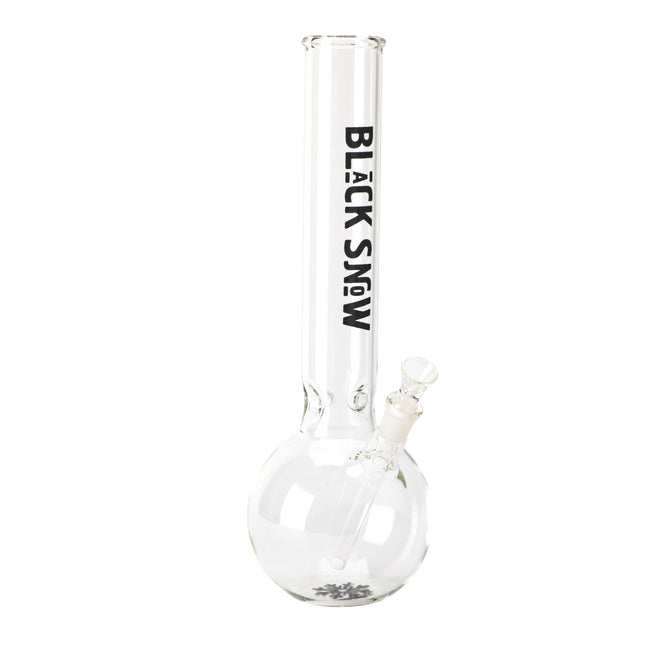 BLACK SNOW - LARGE ROUND BONG + PIPE