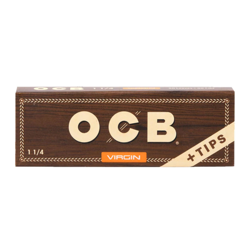 OCB - BROWN 1/4 1ROLLING PAPER WITH FILTERS
