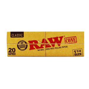 RAW - CONES 1 1/4 20pcs