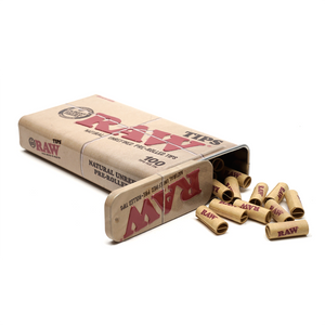 RAW - PRE-ROLLED TIPS TIN BOX